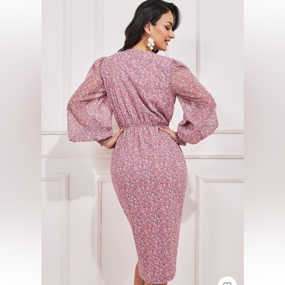 Goddiva Drawstring Maxi Dress - Picture 2 of 5